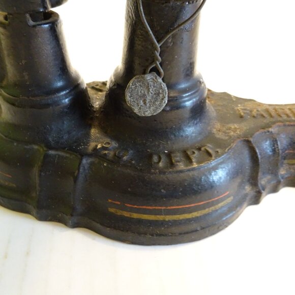 United States Postal Office Scale 4 lb. Limit Fairbanks  - Cast Iron & Brass - Picture 5 of 12